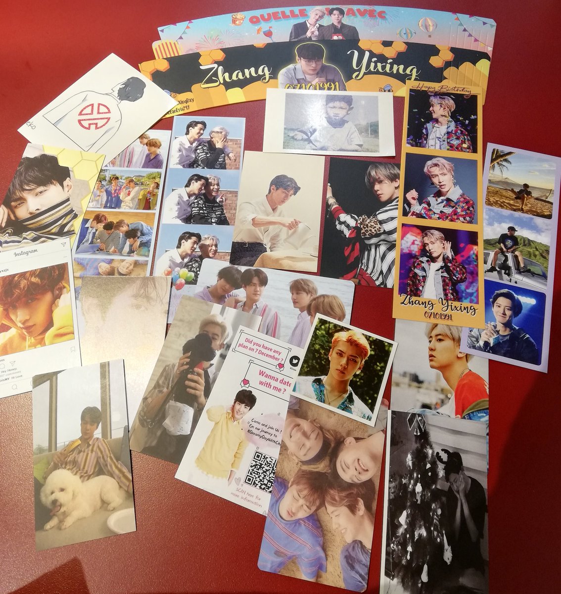 oohlee98's tweet photo. Dapat banyak freebiesss 🌸 Ada lagi yg takde dlm gambar #PartyHardwithChanHun https://t.co/udSs4ZGs9o