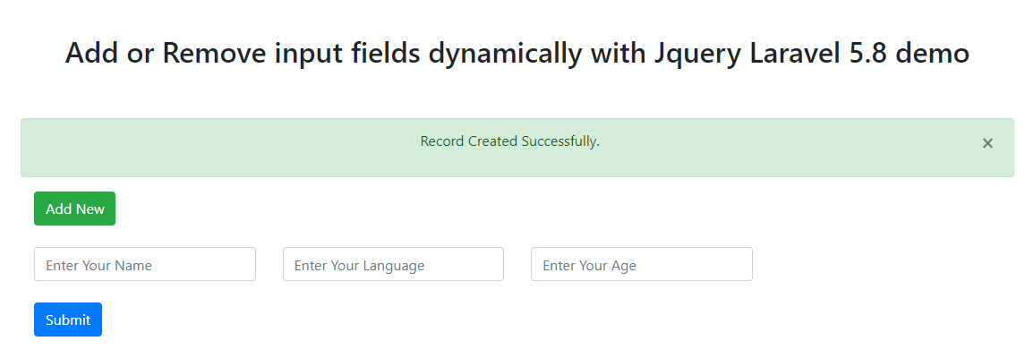 Jay_Developer's tweet image. #Laravel Add and Remove Input Fields Dynamically with Jquery and Ajax Laravel 5.8 | PHP #JayVitech

jayvitech.blogspot.com/2019/11/add-an…

#jQuery #input #add #remove #Dynamic #Ajax #latestnews  #PHP #Trending #TrendingNow #Blog #Bloggers #Angular #javascript #100DaysOfCode #bootstrap4 #today