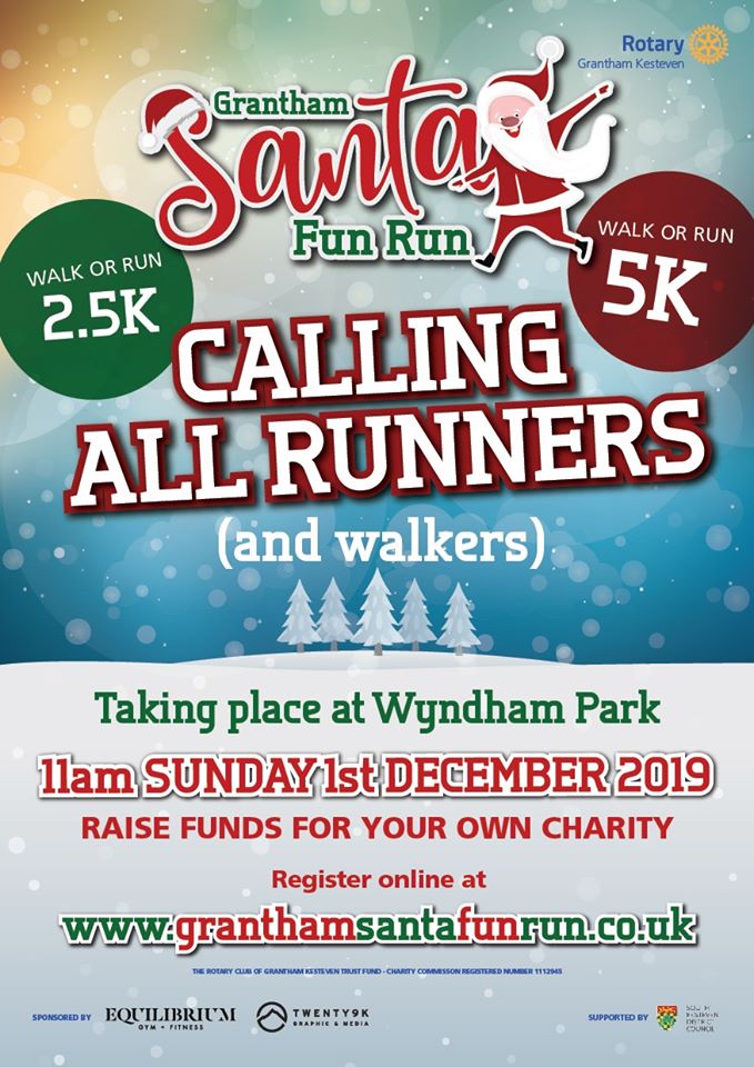 granthamsantaf1's tweet photo. Just one day to go to Grantham's Santa Fun Run. Due to the large numbers expected on Sunday, we recommend that entrants park in town in either the Watergate or Welham Street car parks that are FREE on Sundays. https://t.co/YPIBUb1pdT