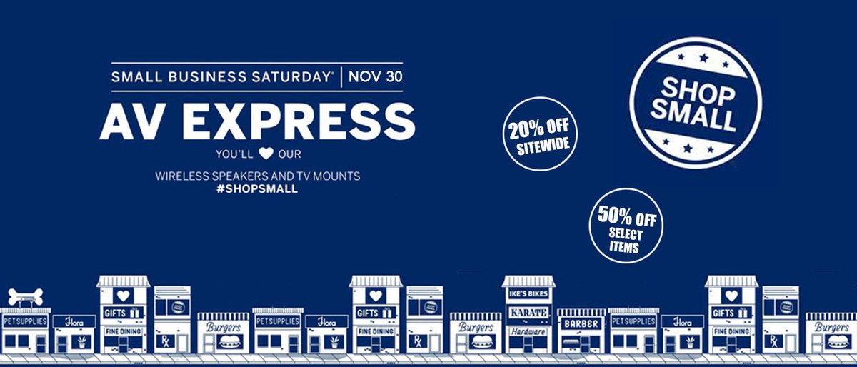 #SmallBusiness Day #Sales! Get up to 50% off #COUPON code: BUSINESS2019. Best #TV Wall Mounts, #Bluetooth Indoor/Outdoor #Speakers, Power Surge Protection Kits for TVs, Standing Desks... Free Fast Shipping! See details>>bit.ly/2RfpRGH