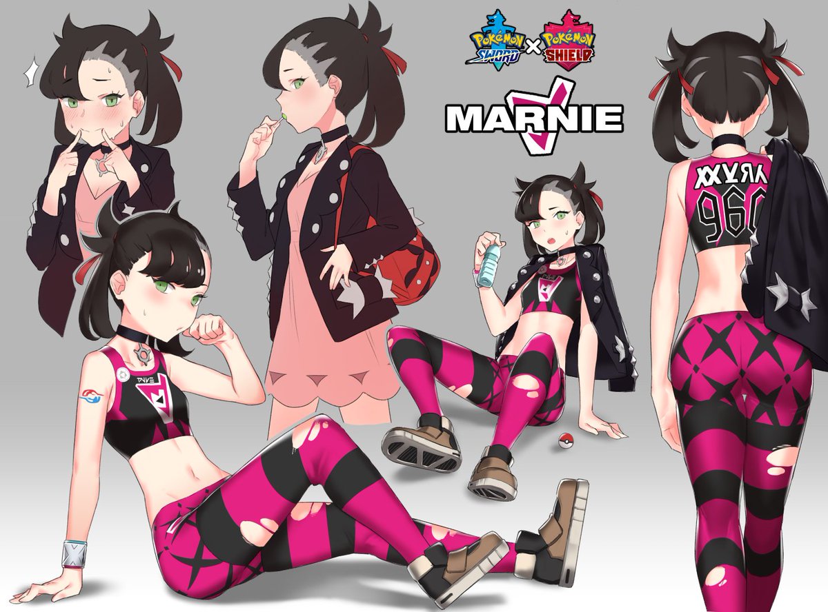 마리챤 (수정본)マ リ ィ #Marnie #MarniePokemon.