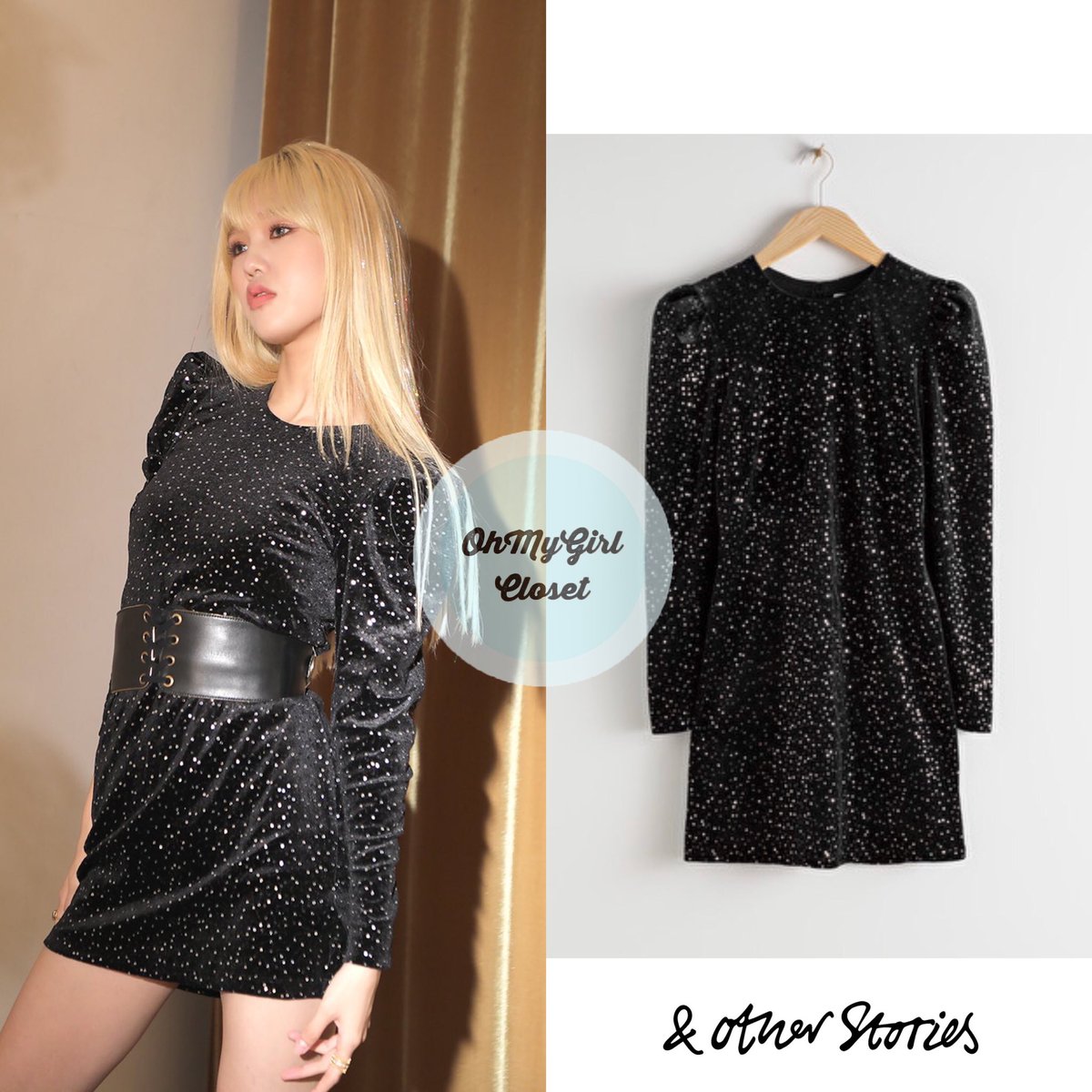 other stories sequin dress