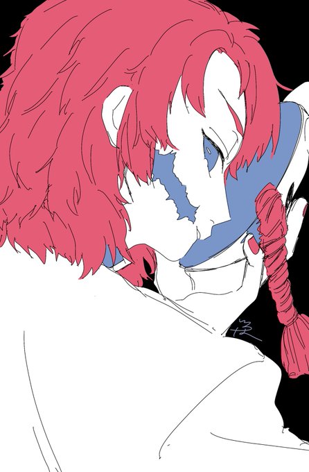 彩/ Iroha@クリフェス両日【A-15】さんがTwitterに投稿した錆兎(鬼滅の刃)のイラスト。