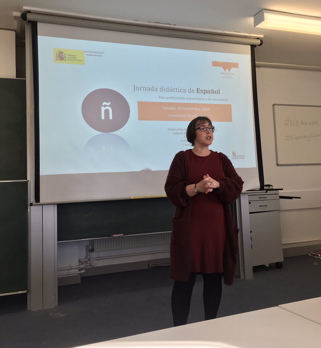 consejeriauk's tweet photo. Jornada didáctica de español en Coventry en colaboración con la Universidad de Warwick, Junta de Castilla y León y Salamanca Ciudad del Español.
@WarwickSMLC @LearnCyL @ciudad_espanol #ELEWarwick #ExpandingSpanish https://t.co/13TBVGGqRV