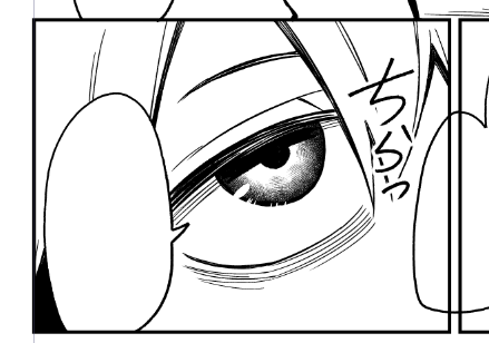 目のアップだけやたら気合入れて描く絵ヘタ芸人とはアタイのことだよ( 