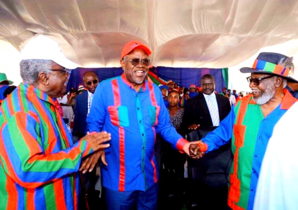 NdatuHaikali's tweet photo. Congratulations Dr. Hage for well deserved victory!

Voters, thank you for standing firm with Us.

Dr Itula, Defeat is not the worst of failures.Not to have tried is the true failure.

Those who threw insults,I pray for Peace.

There is no #TeamHage/ #Itula, we’re all Namibians. https://t.co/qUtWgZgKha