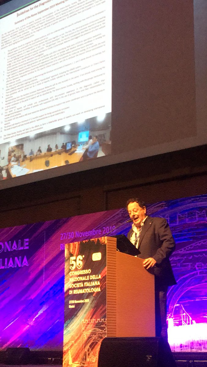 ern_reconnet's tweet photo. Final session on #RareDiseases with #ERNReCONNET at 56th Italian Society of #Rheumatology Congress in #Rimini Maurizio Cutolo on #EhlersDanlosSyndrome #PatientsPointOfView #ERNeu #ShareCareCure @CongressoSir @SIRreumatologia @SIRyoung_IT https://t.co/E9Ejaubsjw