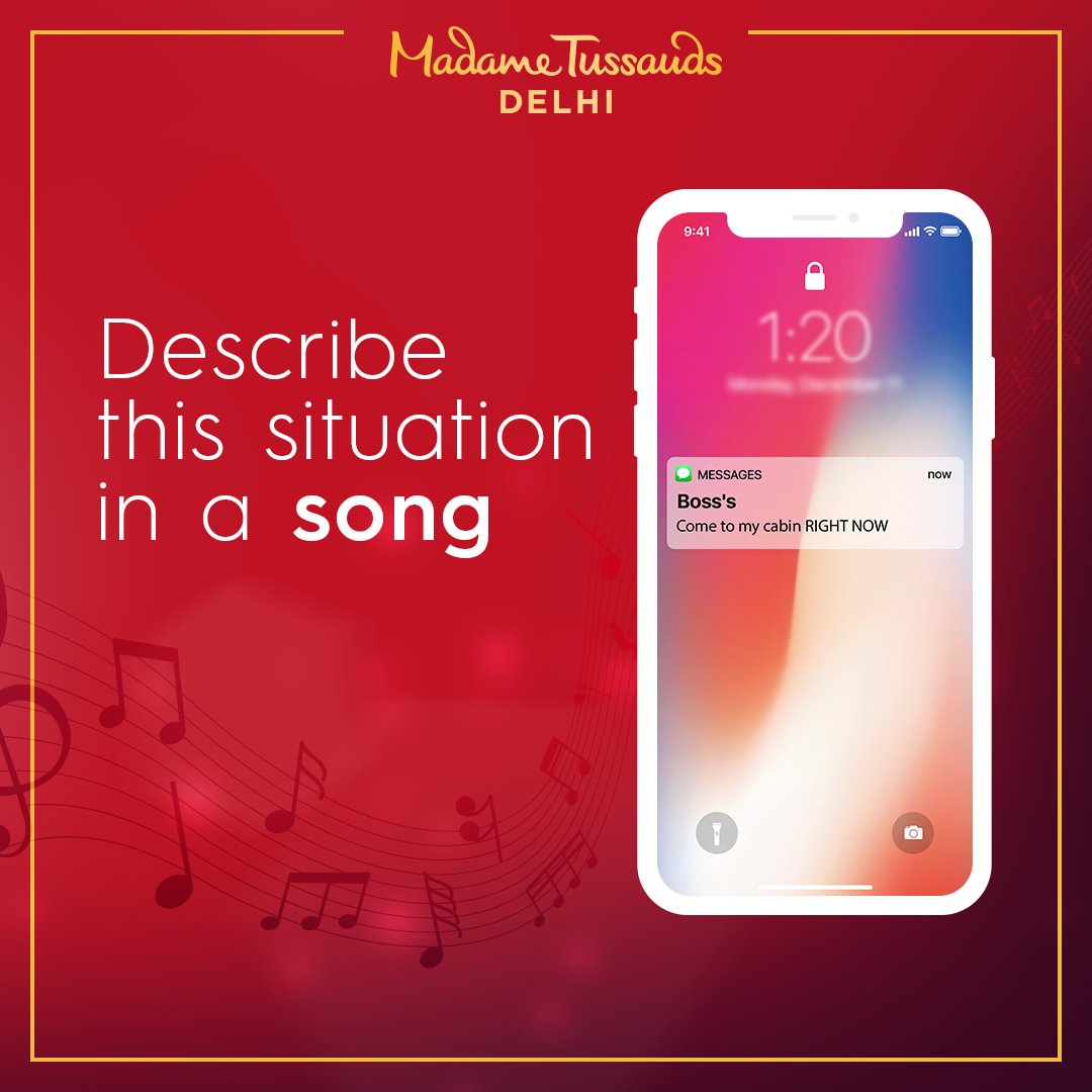 Tussaudsind's tweet photo. Whoever answers this in 20 seconds is the real #BollywoodFan !
.
.
#TussaudsDelhi #MadameTussauds #Guessthesong #CommentandParticipate #BollywoodSongs #ParticipateNow #Bollywood #BollywoodQuiz #BollywoodChallenge #CelebrityChallenge #BollywoodTest https://t.co/CEBq7AajSX