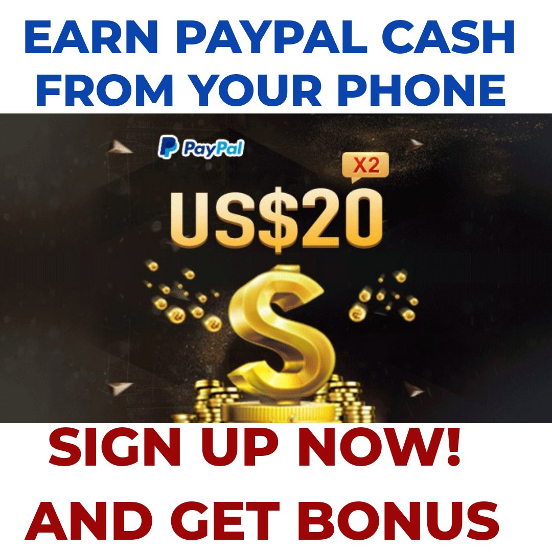 Smartinfo9's tweet image. Up To $20 Sign Up Bonus ! Earn Paypal Cash From Mobile: bit.ly/earncashmobile

#Workathome #makemoneyonline #makemoneyfromhome #paypal #cashapp #millionlittlethings #SEAGames2019
#MMA2019
#30thSEAGAMES
#BTSatMMA #earnings #mobile #mobileapps  #onlineshopping #SaturdayMorning