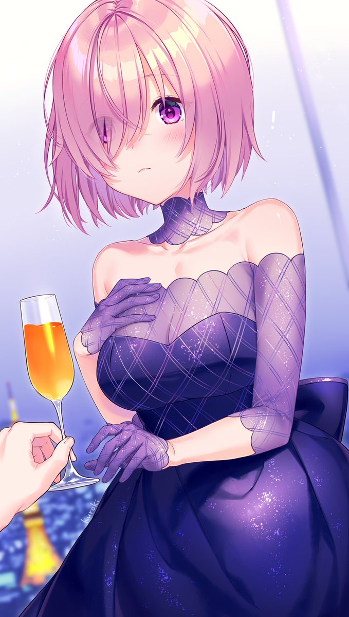 マシュ・キリエライト(Fate) 「「似合ってるよマシュ」
#FGO #マシュ 」|kr木：C101新刊委託中！📚️のイラスト