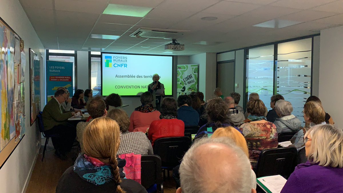 ADT #CNFR Convention Nationale. Début des travaux.