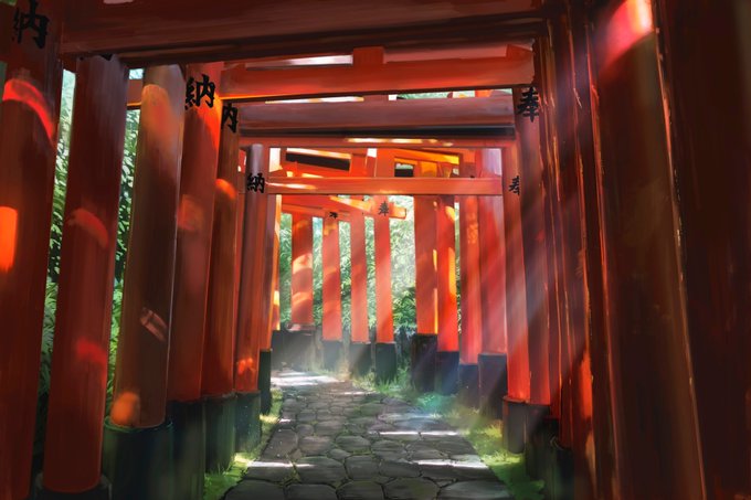 「multiple torii」 illustration images(Latest｜RT&Fav:50)