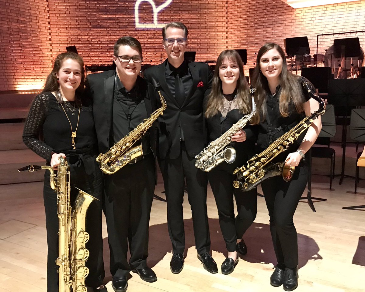 McAllisterSax's tweet photo. A great week with @RobBucklandSax and the brilliant @RNCMSaxes! Thanks to @markconductor and the RMCM winds for a tremendous Dahl. See you all in 2020! Happy Christmas! 🎄🎷 https://t.co/pb1C97dl01
