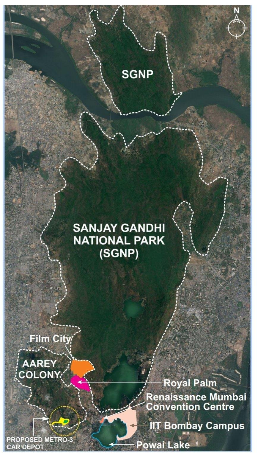 Sanjay Gandhi National Park Map