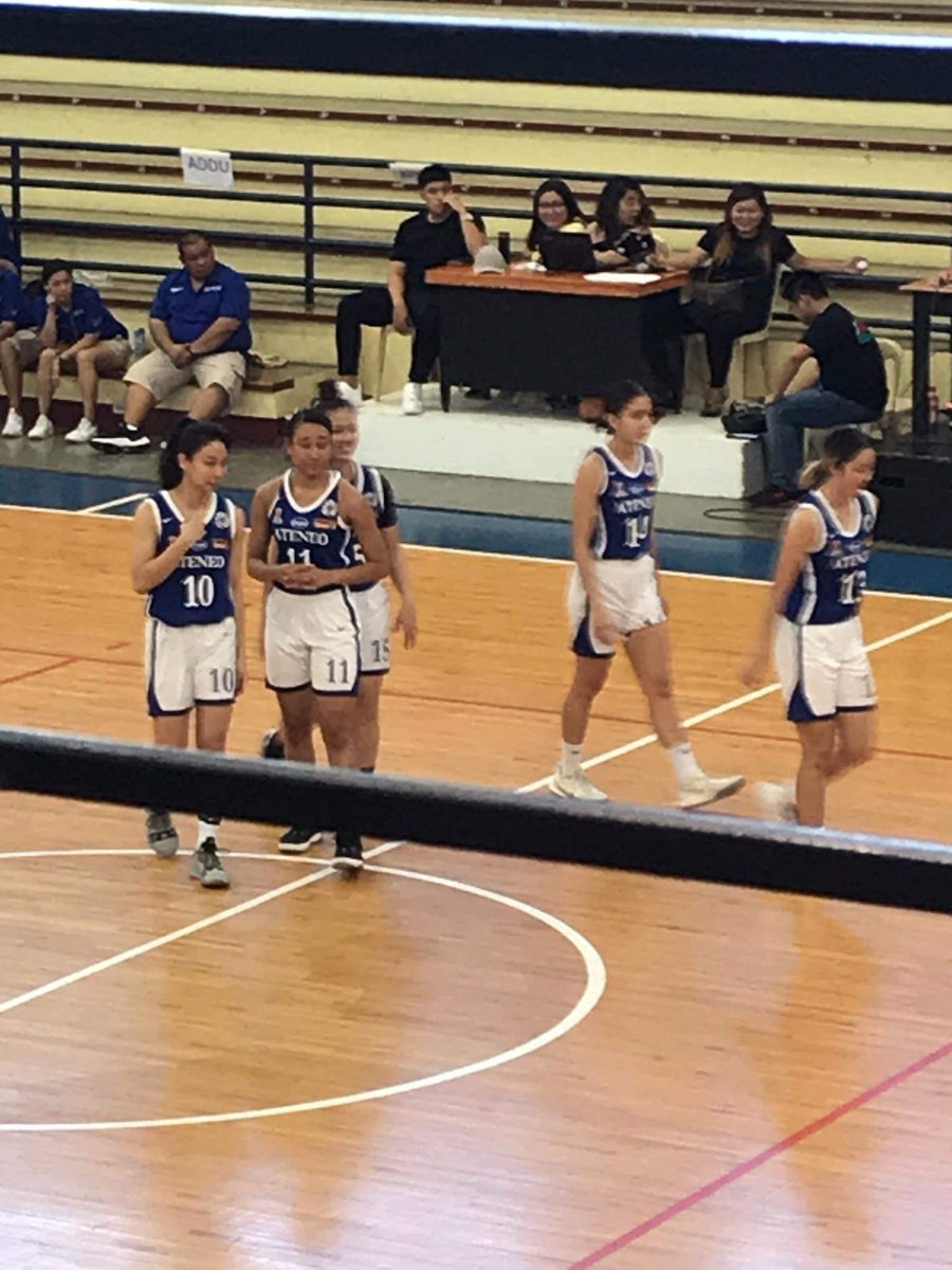 AleWbt's tweet photo. “Unity is strength… when there is teamwork and collaboration, wonderful things can be achieved.”
Congratulations Ateneo De Manila "Lady Eagles"!
For Winning against Ateneo De Davao

Final Score: 89-24

JESUIT ATHLETIC MEET 2019
Women's Basketball Champion🏆
#OBF
#JAM2019 https://t.co/lRXcsp8gB7