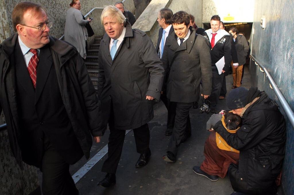 ☕Carol Hedges (also at @riotgrandma72) (@caroljhedges) on Twitter photo <a href="/JohnGHart/">John Graham-Hart</a> <a href="/CatherineBlack1/">Catherine Black</a> It's 6.30 pm. An MP walks into a Westminster underpass surrounded by his minders. On the pavement is a homeless man and his dog.
Does the MP give a shit?
Does he hell.
This is my country also. <a href="/JohnGHart/">John Graham-Hart</a> <a href="/CatherineBlack1/">Catherine Black</a> It's 6.30 pm. An MP walks into a Westminster underpass surrounded by his minders. On the pavement is a homeless man and his dog.
Does the MP give a shit?
Does he hell.
This is my country also.