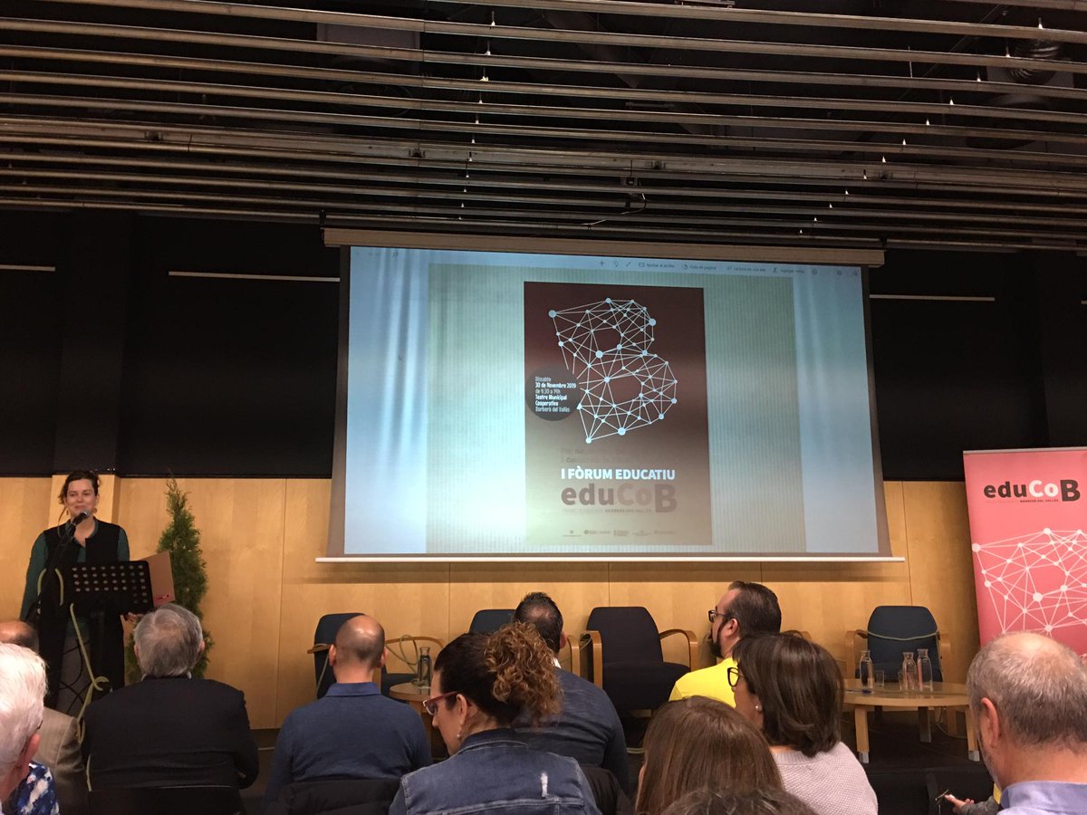BiblioBarbera's tweet photo. Avui Dia Internacional de la Ciutat Educadora participem al Fòrum Educatiu de #BarberàdelVallès per tal d'escoltar i compartir idees per transformar la ciutat. #educoB #EducatingCityDay https://t.co/J2TUZNSCxm
