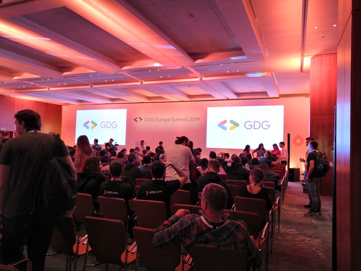 Today we are at GDG Europe Summit 2019! #GDGSummit