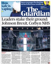 So, the heroism, the deaths of two civilians, a man being shot dead by police in the heart of the city, was not *that* unusual? Worth less space than, say, Johnson and Corbyn being quizzed by Julie Etherington?/3