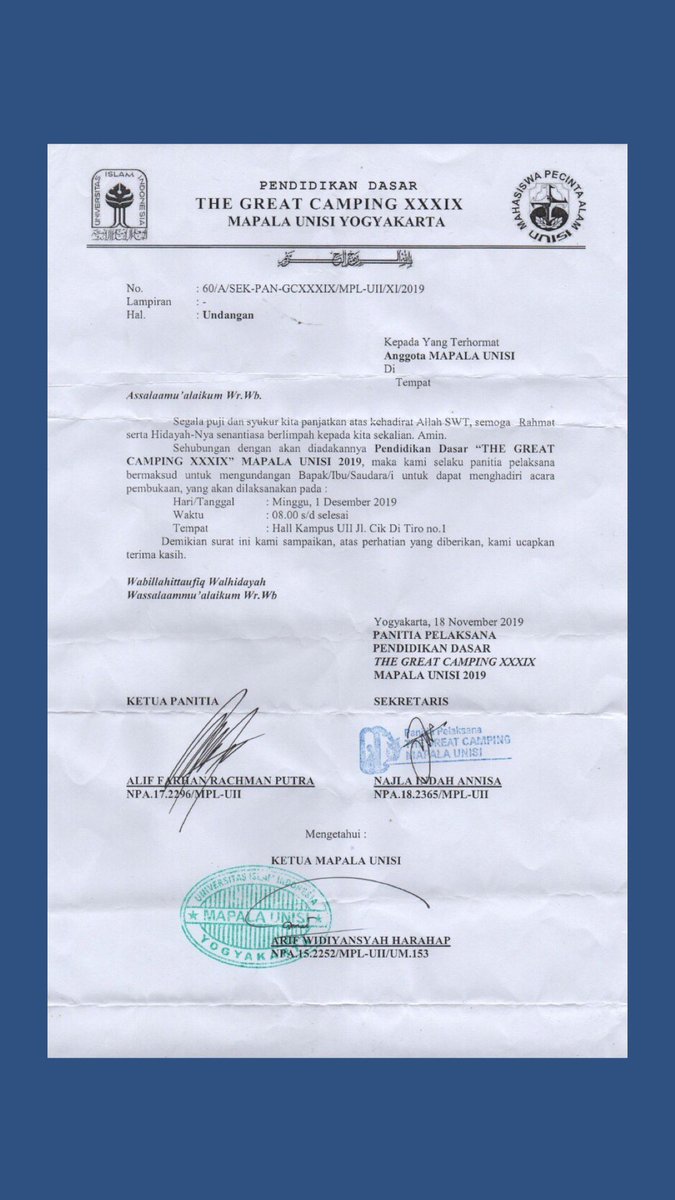 MAPALA UNISI tweet media