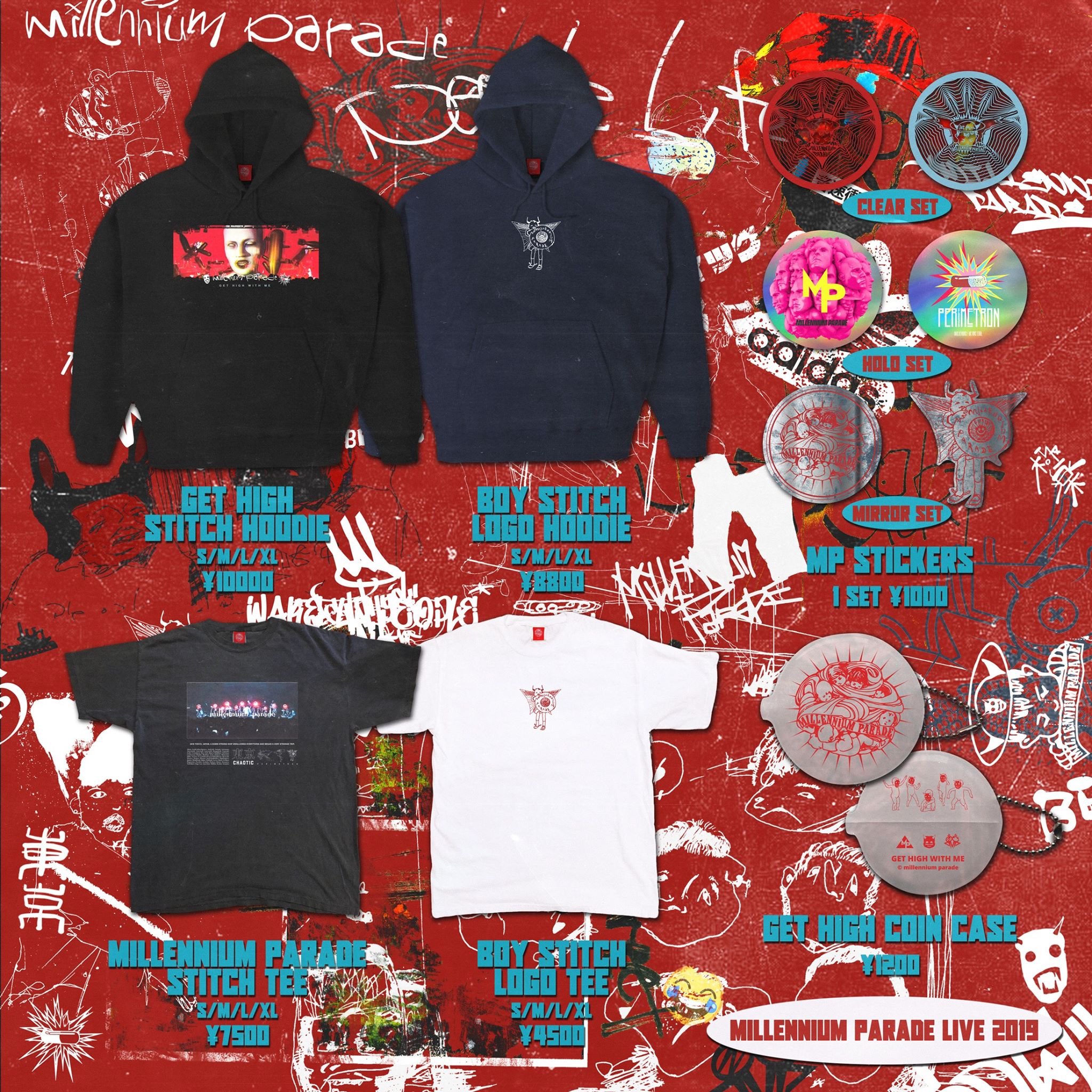 millennium parade ミレパ ツアーグッズ Tシャツ XLサイズ - Tシャツ millennium parade ミレパ ツアーグッズ Tシャツ XLサイズ - Tシャツ