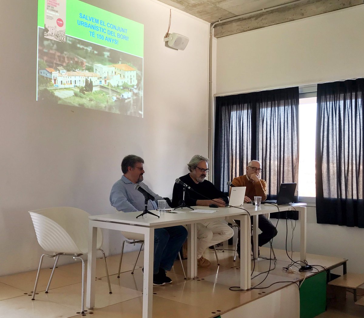 CESantboians's tweet photo. ✍🏼 1es Jornades de #LaRutllaCES 

👉🏼 “L’entorn històric del Bori”

🙋‍♂️ Antoni Babia i Xavier Ladero

#LaRutllaCES https://t.co/hDw5igLS9T