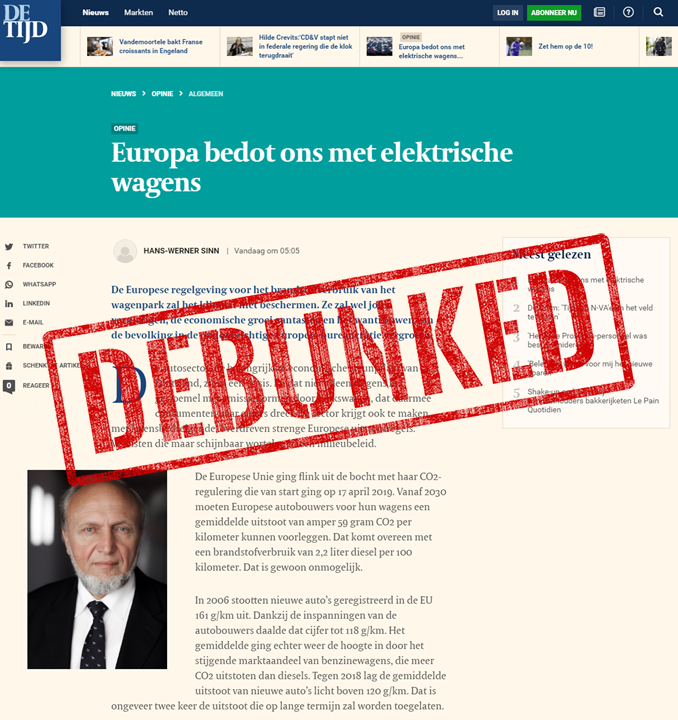 AukeHoekstra's tweet image. After the @guardian, it's now 'De @tijd' that gives a platform to the lies of @HansWernerSinn. The Guardian now prefaces the piece with a link to a scathing rebuttal. I hope De Tijd will also issue a correction. Let me explain it once again. This is not about opinions but lies.