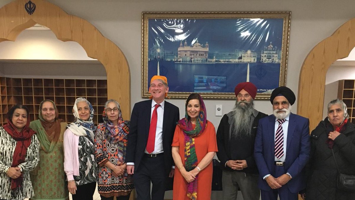 Leader of @scottishlabour @LabourRichard came to meet members of the @GlasgowGurdwara congregation on 29 Nov.