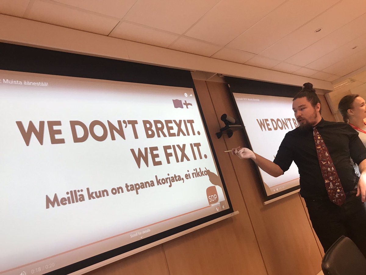 CarolinaSaludes's tweet image. Day 2, and the Finnish are sending a pretty clear message 👇🏻👏🏻🇪🇺♥️
@SebDance will like this 😉
.
.
#stopBrexit #remainandreform #remain #FBPE