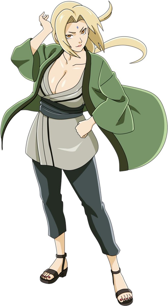 Uri Jack O Cmv Wip Ar Twitter Lady Tsunade From Naruto And Ferry From Granblue Fantasy Naruto Granbluefantasy