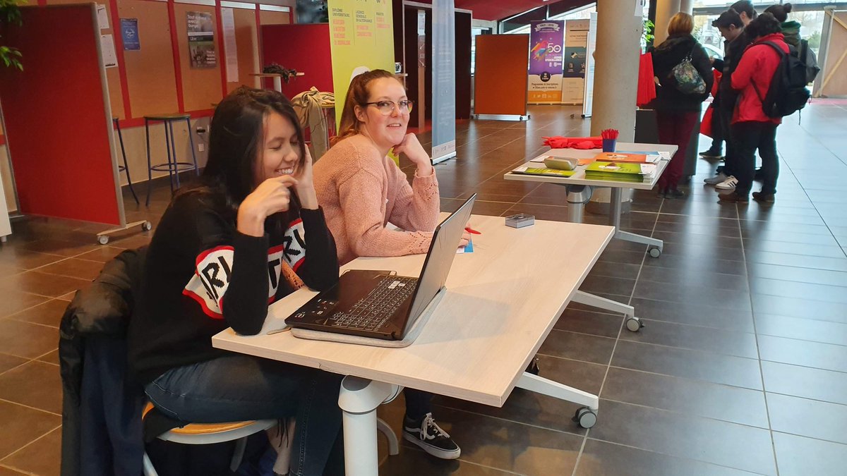 IRAMfactory's tweet photo. Présents a la #journéeporteouvertes de @TelecomStE 😎 Venez rencontrer les membres de la jeune agence #iramfactory https://t.co/9VeMKa6t6P