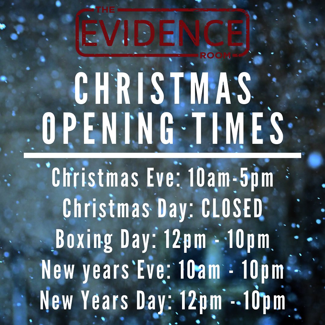 Needing an activity over the festive period? Come and see what our escape rooms have to offer ❄️⛄️