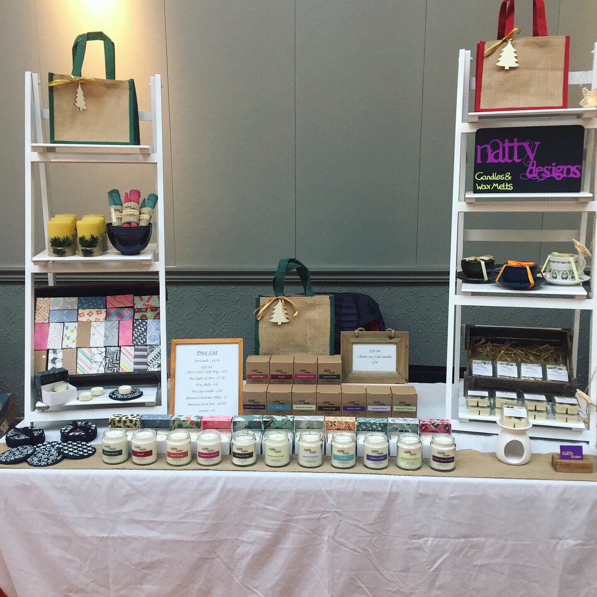 Natty_Designs's tweet photo. It’s the Etsy Made Local fair today! Come along to Royal Worcester Porcelain Works today and tomorrow from 10am - 4pm. Over 40 local makers. I’ll have my festive candle range and gift sets available. #Worcester #Worcestershire https://t.co/TNDiwus5gB