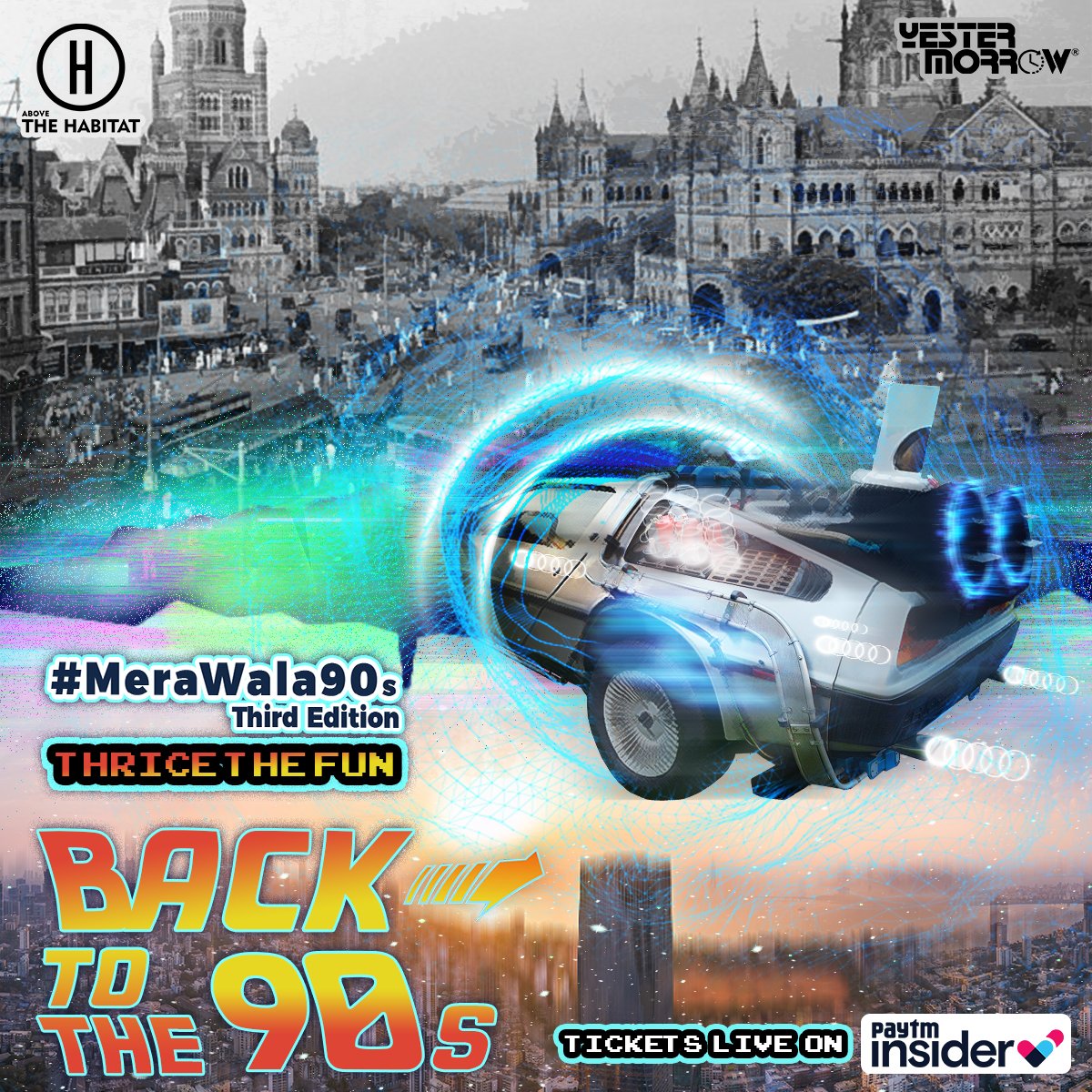 2019 will turn 1990 for a night! YES, the 90’s are back and that too in the most entertaining fashion. Join us for the epic ride on 21st December at The Habitat. 
#90sevent #90slife #90nostalagia #relivethe90s #imissthe90s #Insta90s #Poetsofmumbai #comedynights #mumbaisingers