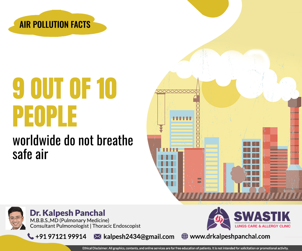 Are we breathing safe air? #AirPollution #PollutionFacts #SwastikHospital