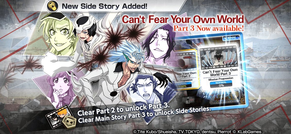 Bleach Brave Souls Fullbringers Vs The Quincies Grimmjow And Luppi Battle It Out For The Position Of Sexta Can T Fear Your Own World Part 3 Is Now Available T Co Iqnexdwhy0 Bravesouls