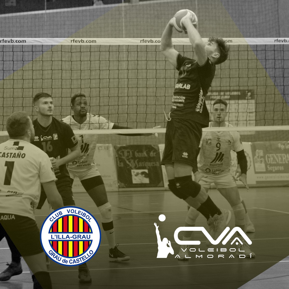 cvalmoradi's tweet photo. 📅 Game Day
@LIllaGrau 🆚
VOLEIBOL ALMORADÍ
⏰17:00
📍 Pabellón Ciudad Deportiva
Sigue el partido en directo:
https://t.co/6zaEtFLiO5
#GoCVA
#Jornada8
#Voleibol
#Superliga
#Almoradí
#Castellón https://t.co/npsEemrQHQ