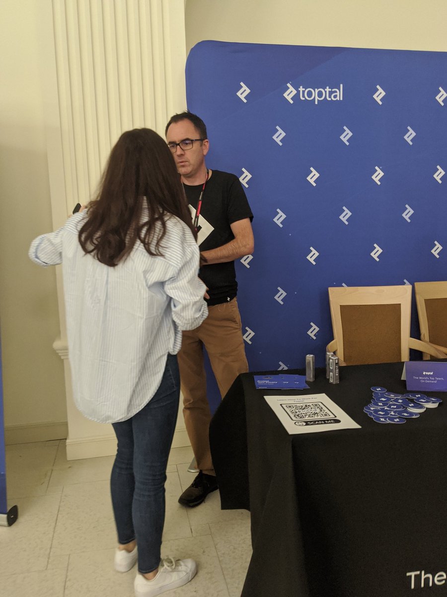 ioana_cis's tweet image. If you are around #codecampro be sure to check @toptal &apos;s booth! @brianking had a coding challenge for you! @Codecampro