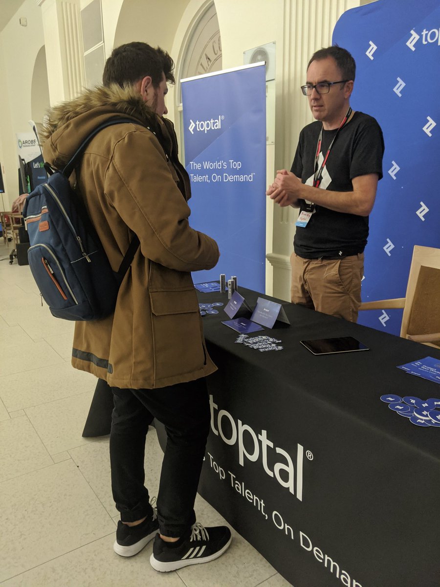 ioana_cis's tweet image. If you are around #codecampro be sure to check @toptal &apos;s booth! @brianking had a coding challenge for you! @Codecampro