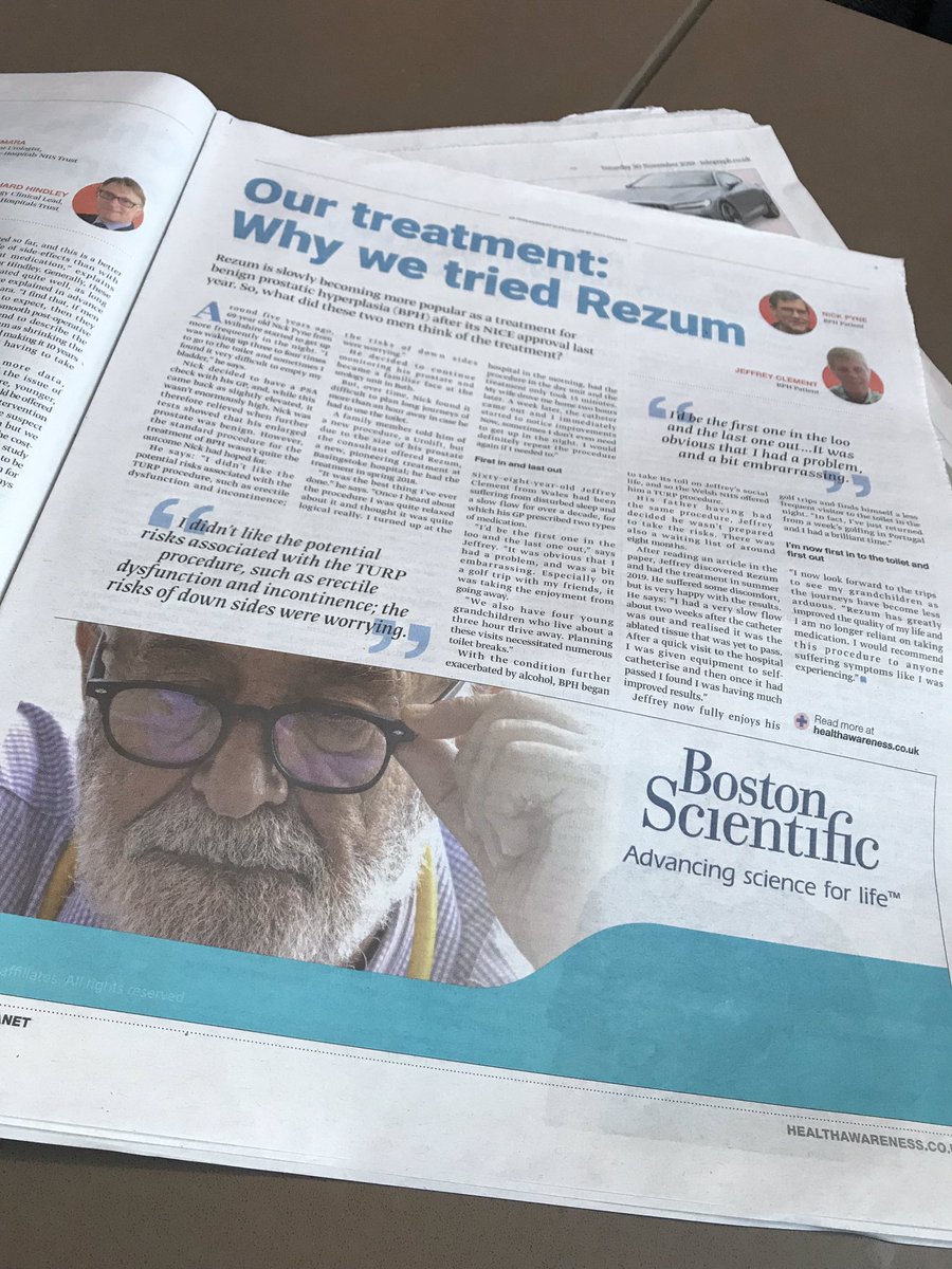 LukeUrology's tweet photo. As Men’s Health Awareness Month comes to a end, today’s @Telegraph @MediaplanetUK supplement gives men info on BPH, Erectile Disfunction &amp; Prostate Cancer. Find out more: https://t.co/oEsvybxytF https://t.co/682lparqS3 https://t.co/vVW0WFZtd9 https://t.co/XmE0cwybyx