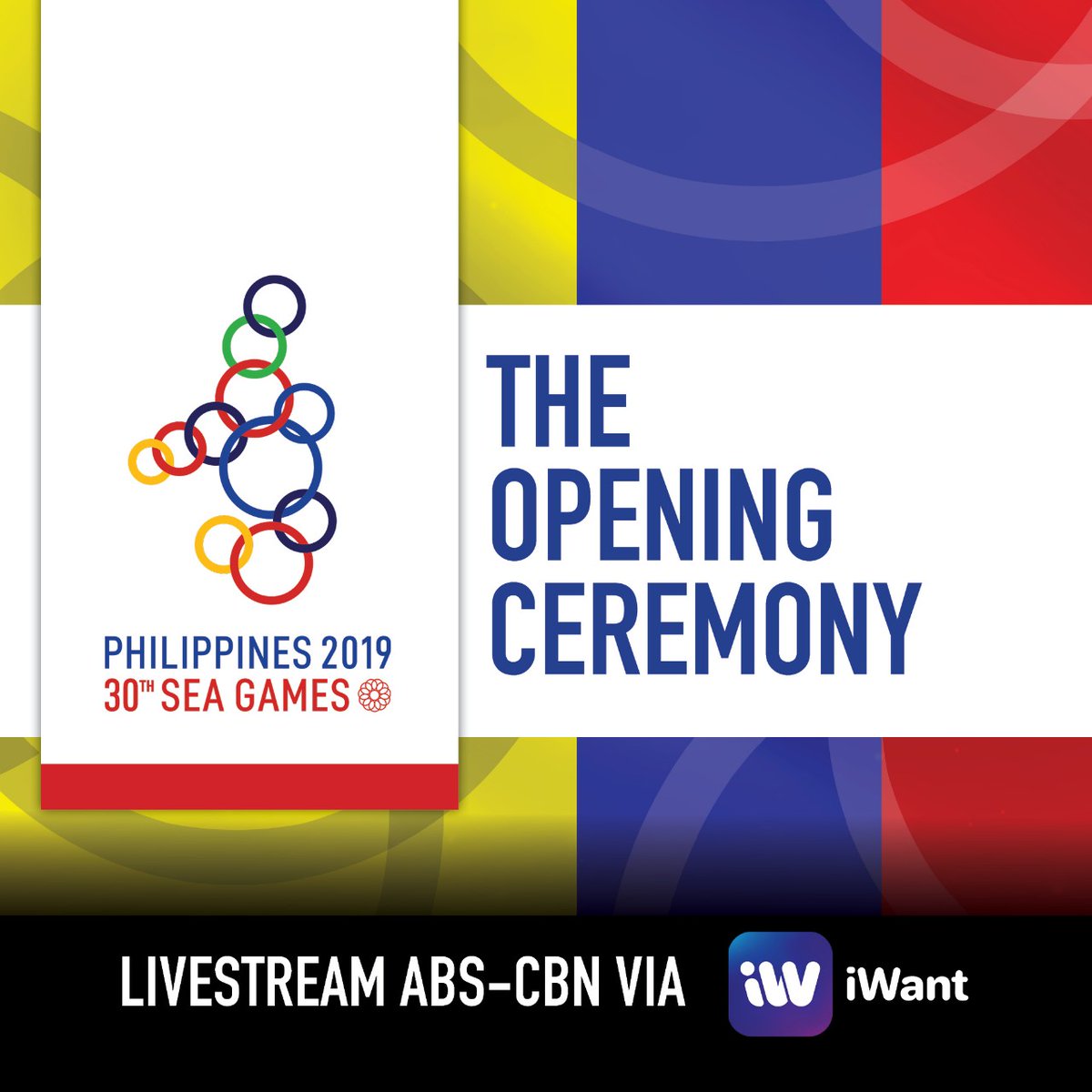 11 COUNTRIES. 1 HISTORIC EVENT. 🤝

Stream #SEAGames2019 Opening Ceremony LIVE via ABS-CBN channel on iWant! bit.ly/iWantABSCBNLive #GalingNatinIto 🇵🇭 #NASAiWantYAN #WeWinAsOne #30thSEAGAMES <a href="/ABSCBN/">ABS-CBN Entertainment</a> <a href="/ABSCBNpr/">ABS-CBN PR</a> <a href="/abscbnsports/">ABS-CBN Sports</a> <a href="/2019SEAGames/">2019 SEA Games</a> <a href="/2019SEAGV/">2019 SEA Games Volunteers</a>