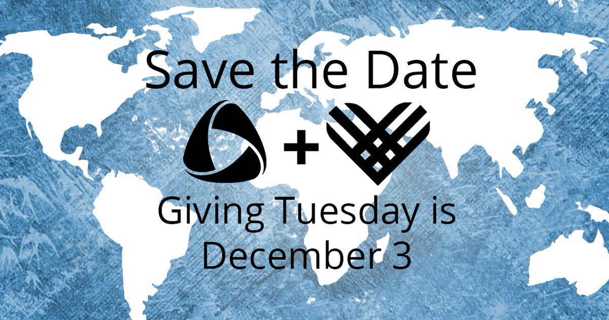 makeitaventi's tweet photo. #SaveTheDate for extraordinary impact! On Tuesday, Dec. 3 we'll be setting our sights on the homestretch of our 20x2020 vision. reaching new countries that have not yet experienced the transformational power of our speech&amp;leadership
See you Tuesday! #GivingTuesday #GiveToday https://t.co/1XH8eFFlAy