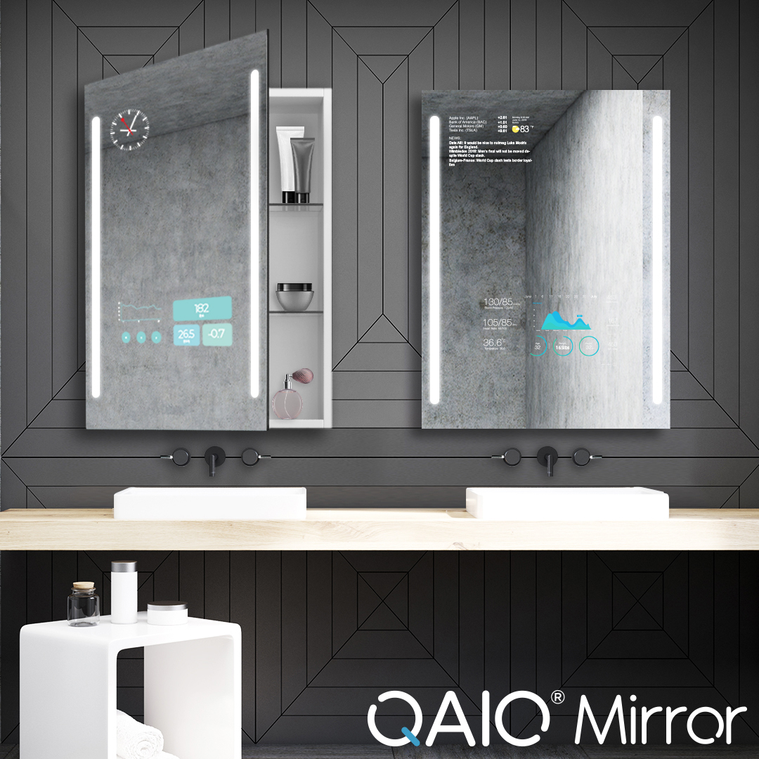 QAIO is much more than a mirror. Visit the website now. 
#QAIOMirror #QAIOFeature #doublesink #bathroomremodel
bit.ly/2MD9sdy