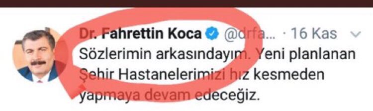 NursingStayla's tweet photo. BAKAN SÖZÜNÜN, SAĞLIKÇI BAKANININ ARKASINDADIR 
@drfahrettinkoca @RTErdogan @saglikbakanligi #Aralıkta17BinSağlıkçıyıBölme https://t.co/vcwux5y88e