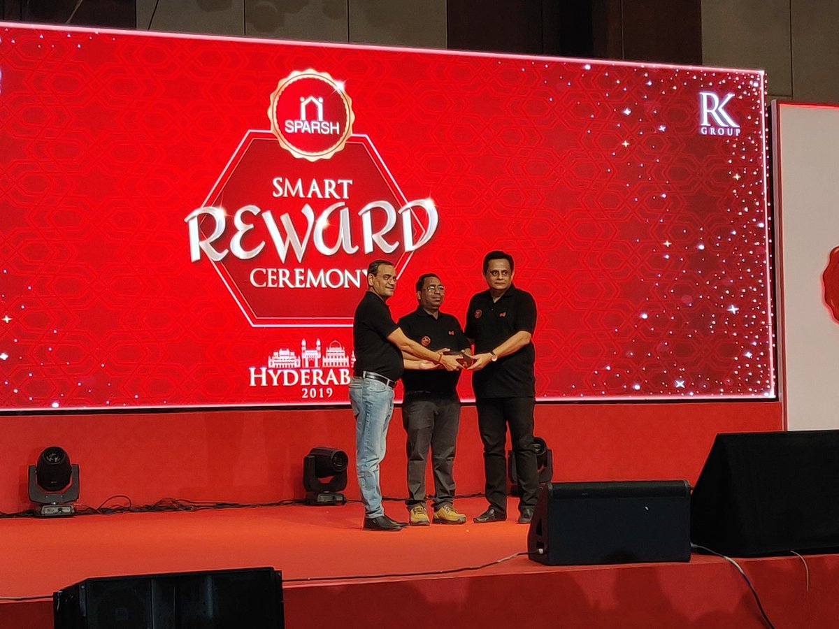 wondercement's tweet photo. The Wonder Cement Management team on the stage to present the awards to the dealers. #SMARTADC19InHyd #SMARTADC19 https://t.co/ak4kV2MUvM