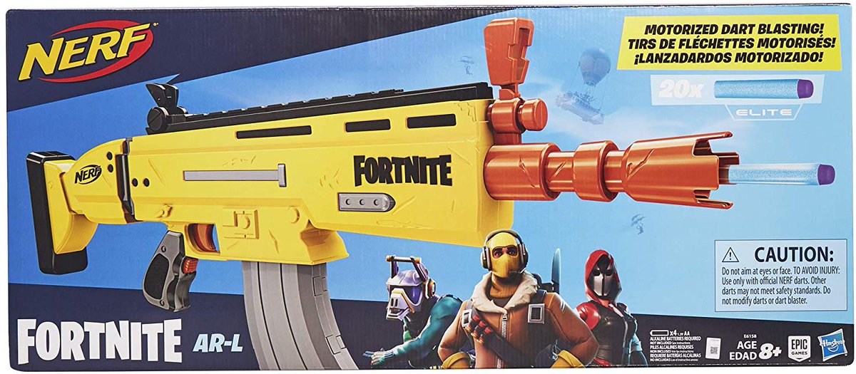 wixoo_fr's tweet photo. 🔥Nerf Fortnite  AR-L💥et Flechettes Nerf Elite Officielles #NERF #Fortnite  #BlackFriday2019 
👍Livraison gratuite ❄️ #Noel #noel2019 
▶️https://t.co/E8kmFBPIiu https://t.co/UV8pRaMpWV
