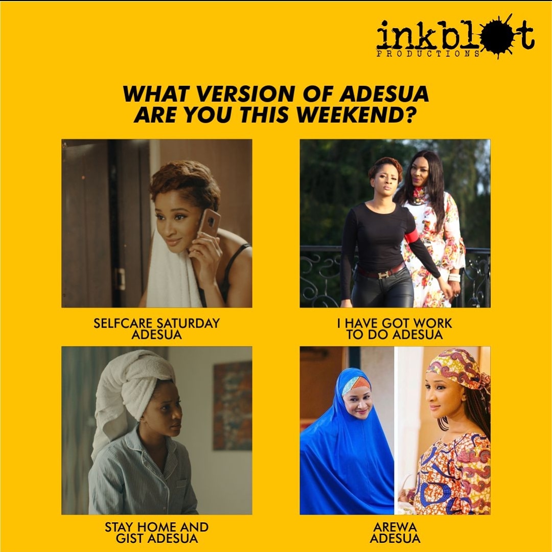 InkblotPresents's tweet photo. What version of @AdesuaEtomiW can you relate most to this weekend?
#inkblotpresents
#inkblotback2back
#InkblotOnNetflix https://t.co/h10DjBWCsK