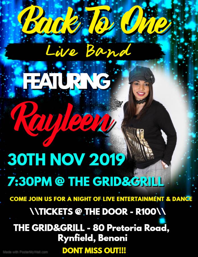 Join us for top cover band <a href="/backto1live/">Back To ONE</a> tonight! R100 entrance, come party into Dec with us 🎉🍻🍻🍻🎉