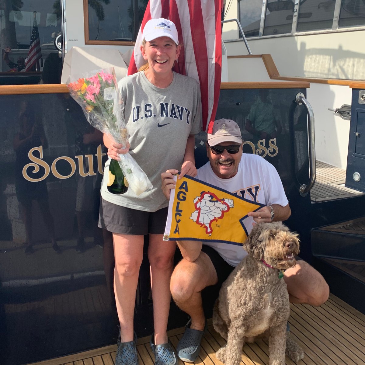 Congrats to Dave &amp; Penny! Their 61' Ocean Alexander, Southern Cross, crossed her wake on 11/23!

"It’s surreal that we are home back in Bradenton- and that we actually completed this amazing journey. All of the planning books, charts, and headsets put away."