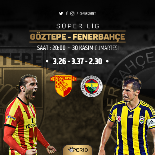 Göztepe - Fenerbahçe Karşılaşması #per10bet de!
#per10bet #peronbet #yatırımbonusu
peronbet2.com